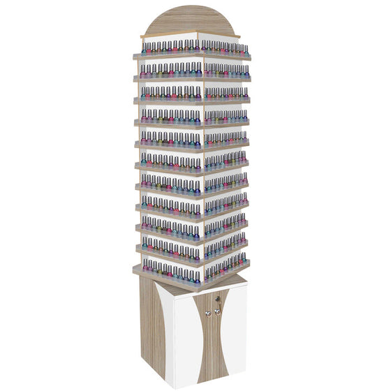 Nova II Double Shelves Polish & Powder Center
