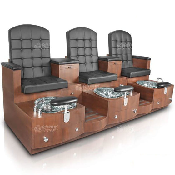 Paris Triple Pedicure Bench