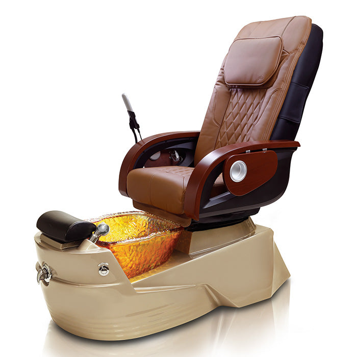 Petra GX Gold Metallic Pedicure Chair