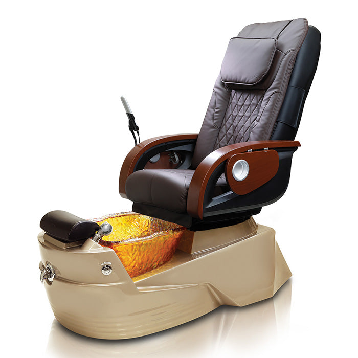 Petra GX Gold Metallic Pedicure Chair