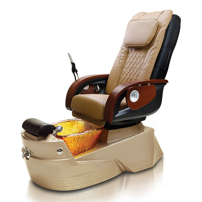Petra GX Gold Metallic Pedicure Chair