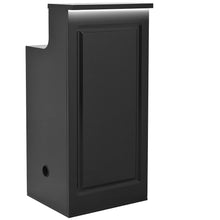  Valencia LED Reception Desk - Side Storage
