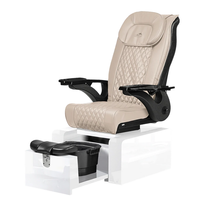 Pure II White Portable Pedicure Chair