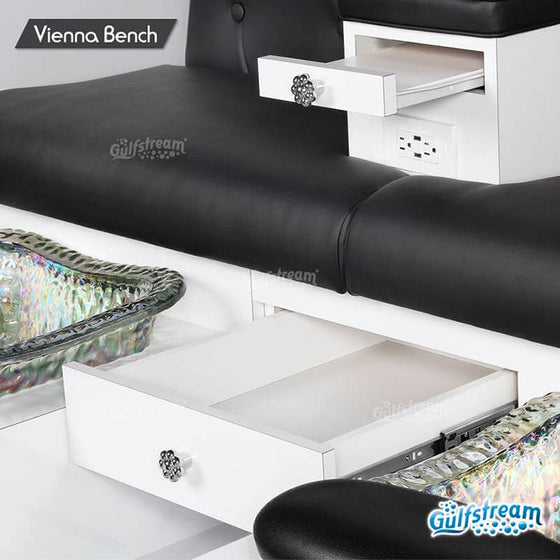 Vienna Double Pedicure Bench
