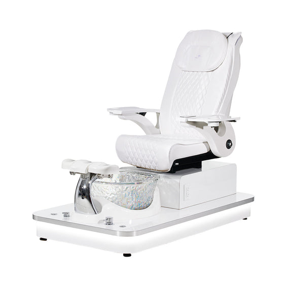 Felicity Freeform White Pedicure Chair