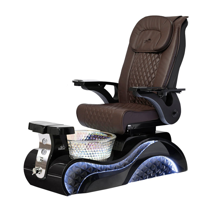 Lucent II Black Pedicure Chair
