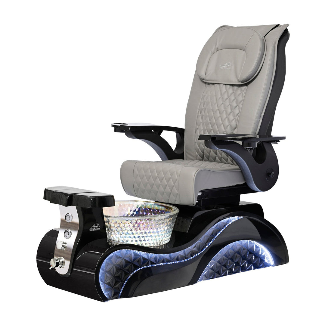 Lucent II Black Pedicure Chair