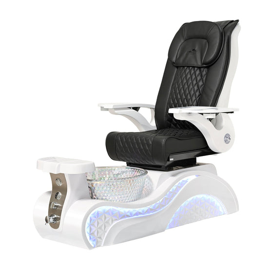 Lucent II White Pedicure Chair