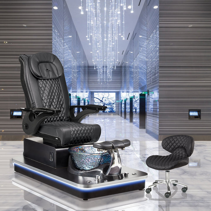 Felicity Freeform Black Pedicure Chair