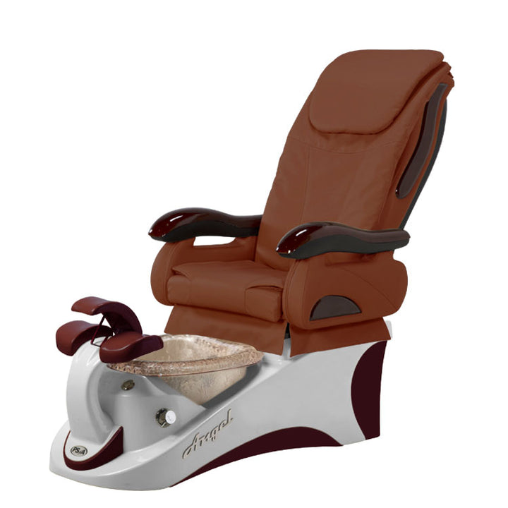 Angel 777 Silver Burgundy Pedicure Chair