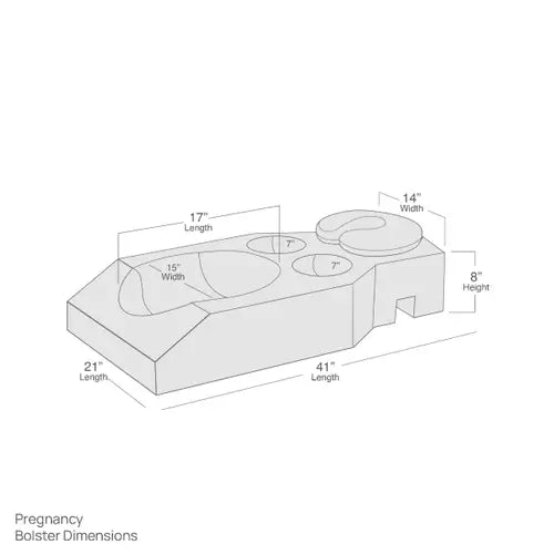 Pregnancy & Prone Cushion with Headrest