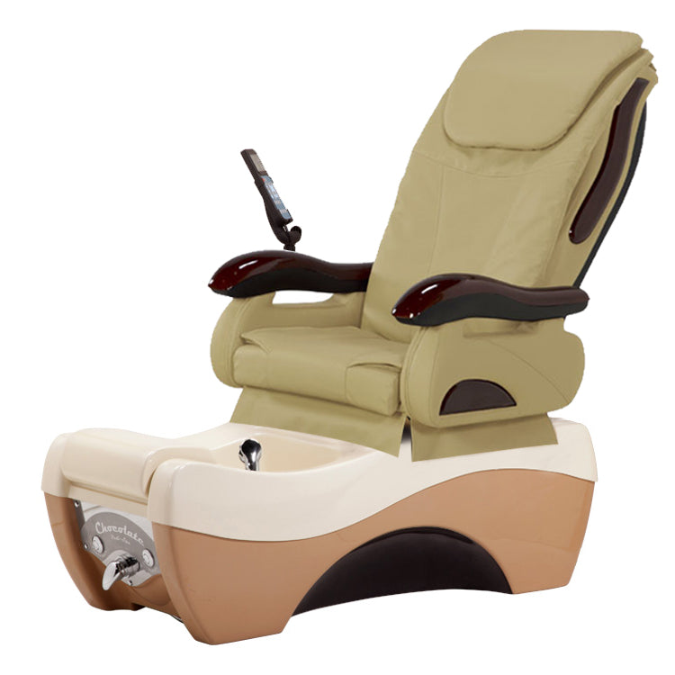 Chocolate 777 Almond Cappuccino Pedicure Chair