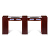Classic Double Nail Table with UV Gel Lights
