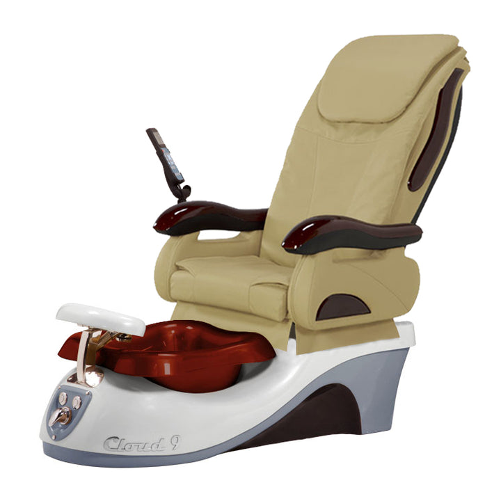 Cloud 9 Silver Gray Pedicure Chair