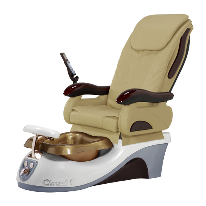 Cloud 9 Silver Gray Pedicure Chair