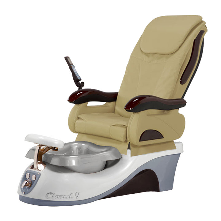 Cloud 9 Silver Gray Pedicure Chair