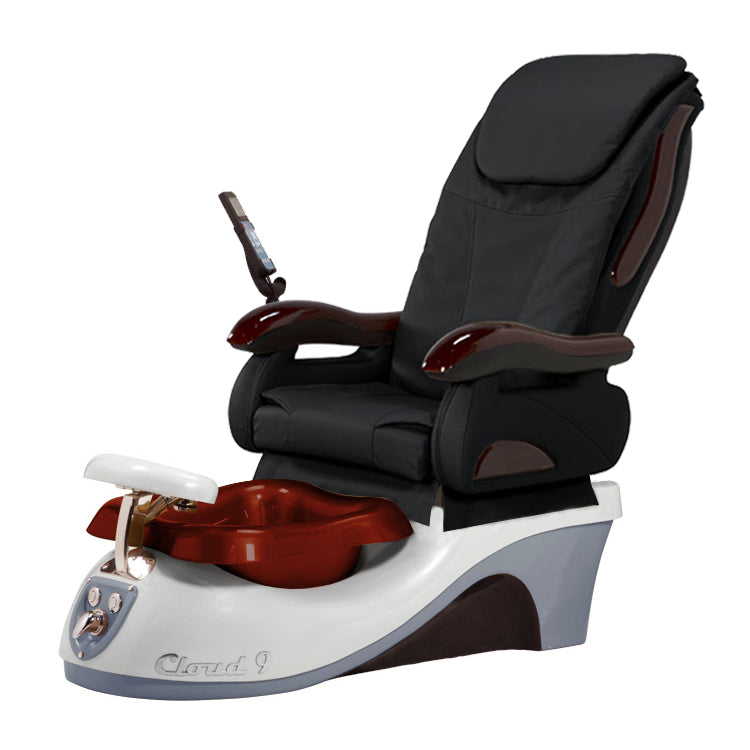 Cloud 9 Silver Gray Pedicure Chair