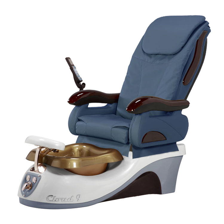 Cloud 9 Silver Gray Pedicure Chair