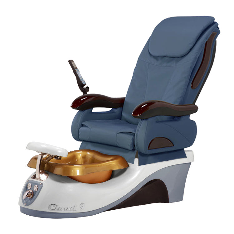 Cloud 9 Silver Gray Pedicure Chair