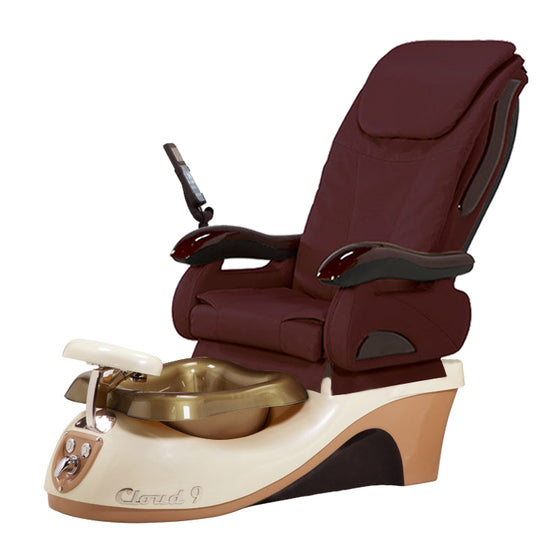 Cloud 9 Almond Cappuccino Pedicure Chair