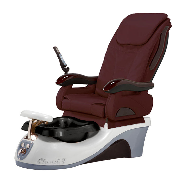 Cloud 9 Silver Gray Pedicure Chair