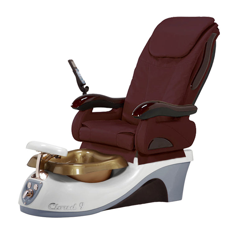 Cloud 9 Silver Gray Pedicure Chair