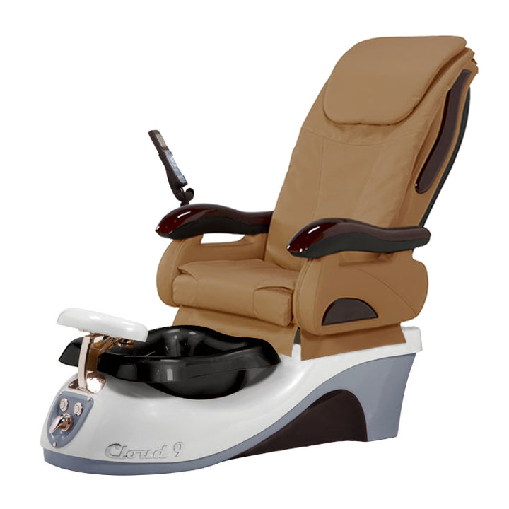 Cloud 9 Silver Gray Pedicure Chair