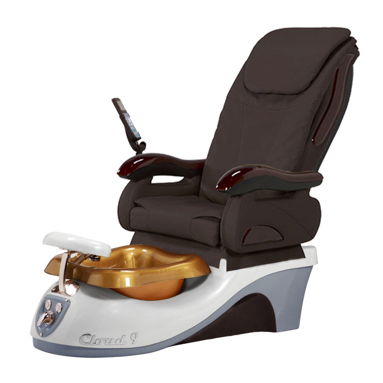 Cloud 9 Silver Gray Pedicure Chair