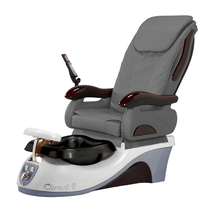 Cloud 9 Silver Gray Pedicure Chair