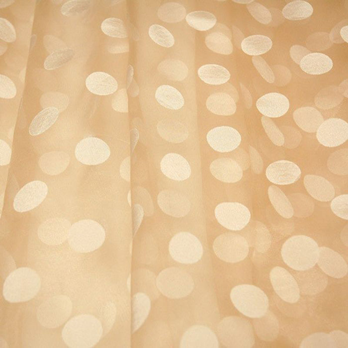 3 Pinch Pleated Polka Dot Drapery