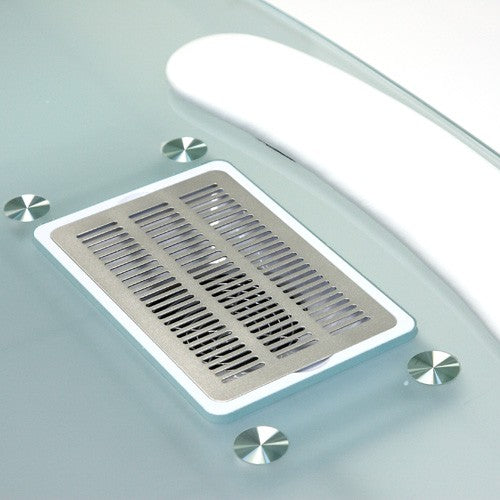 Glass Top Nail Table