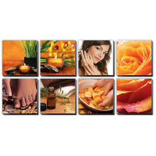  Golden Spa Ensemble Canvas Mural