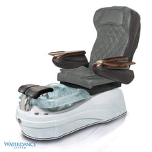  Monaco pedicure chair with Waterdance jet system.  Immerse your clients’ feet in a uniquely shaped bowl to experience pure bliss with this divinely maintained water temperature feature of the Waterdance Heater. This is the world’s first Heat and Ozonator technology with no cross-contamination and 100% sanitation, giving satisfaction to clients and technicians.