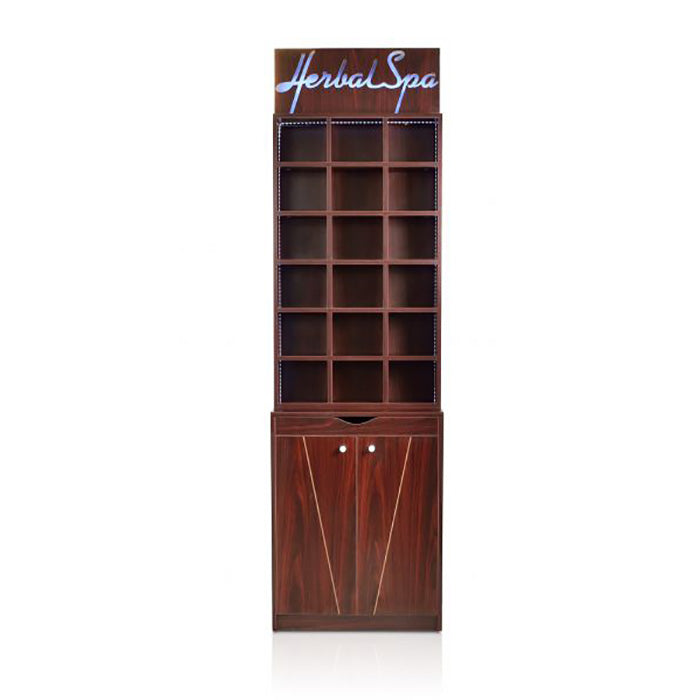 Mini LED Herbal Salon Display Cabinet