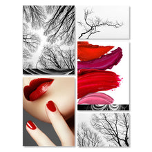  Mystifying Crimson Glass Mural