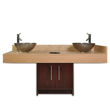  Contemporary Island Sink with Glass Bowl