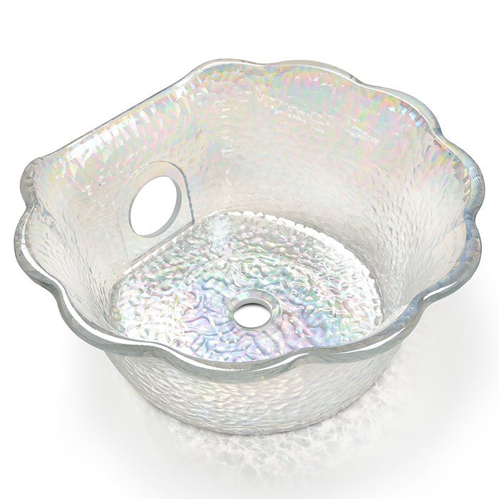ANS - Scallop Glass Pedicure Bowl