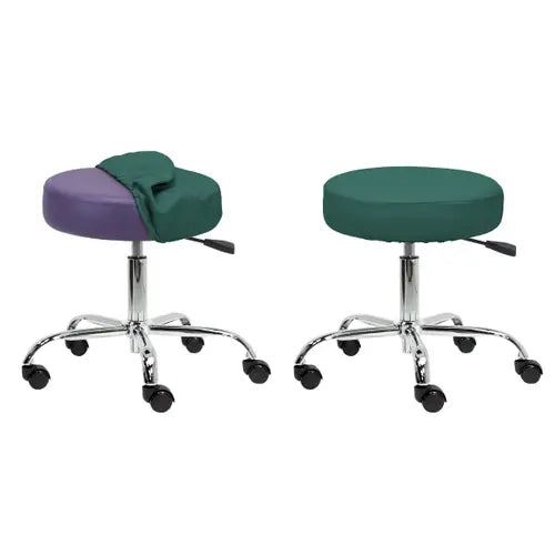 Rolling Stool Cover Teal