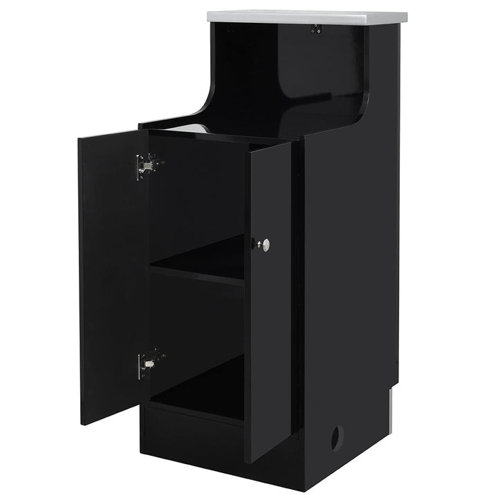 Janus LED Lighted Storage Reception Desk - Double Door