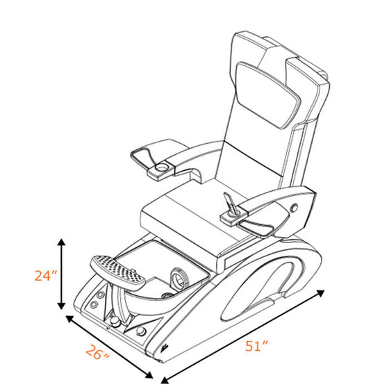 Torino Pedicure Chair