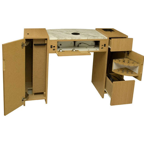 Classic Nail Table with UV Gel Lights