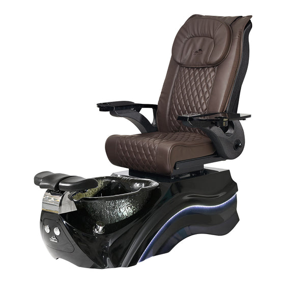 Pleroma II Black Pedicure Chair