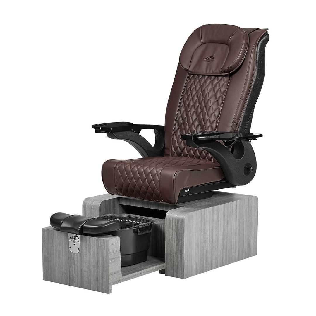 Pure II Gray Portable Pedicure Chair