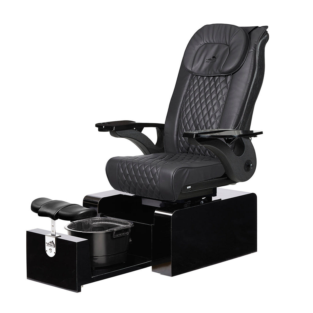 Pure II Black Portable Pedicure Chair