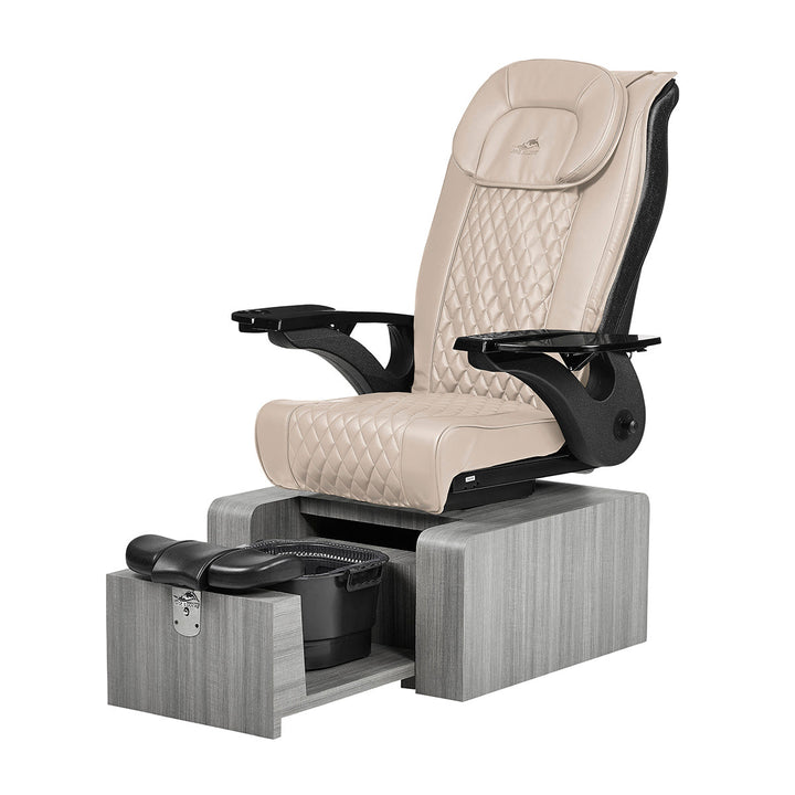 Pure II Gray Portable Pedicure Chair