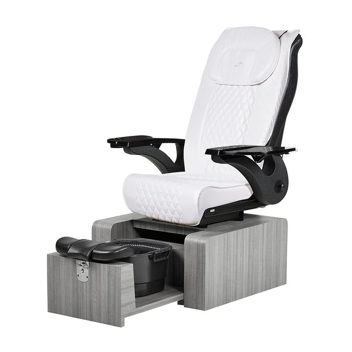 Pure II Gray Portable Pedicure Chair