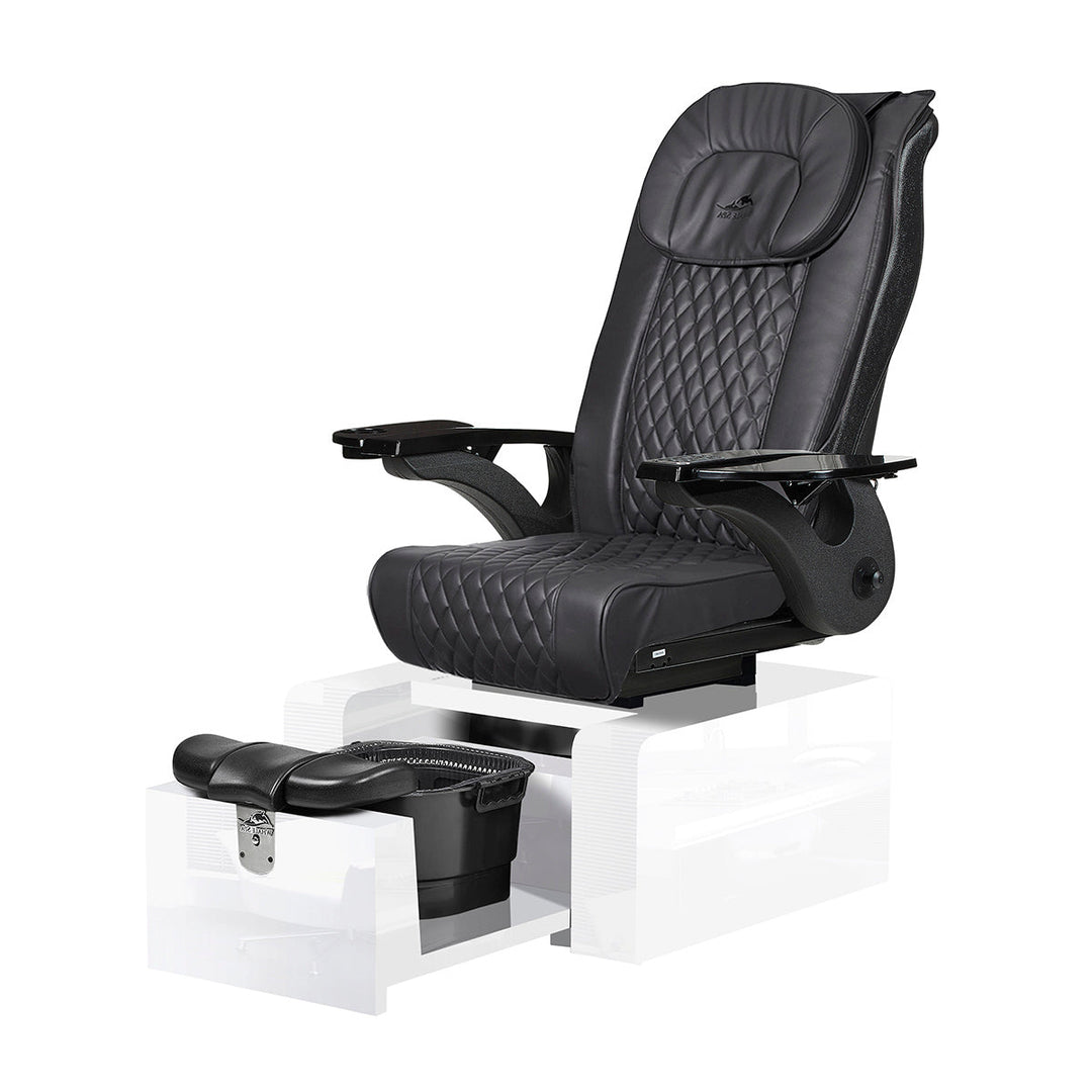 Pure II White Portable Pedicure Chair